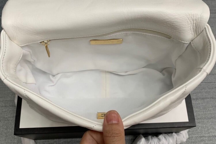 Túi CN 19 Flap Bag White Lambskin 26CM Màu Trắng