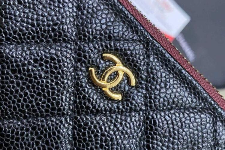 Túi CN Large Cluth Black Caviar A69251 Màu đen