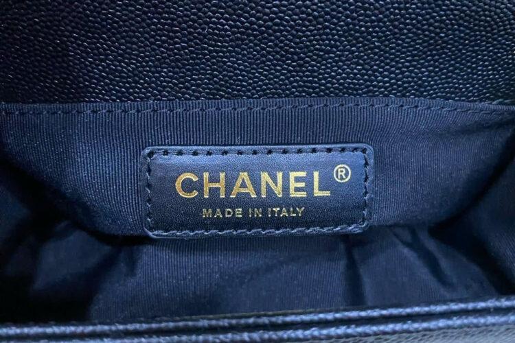 Túi CN Le Boy Small Black Caviar Gold 20.5CM Màu đen Best Pháp