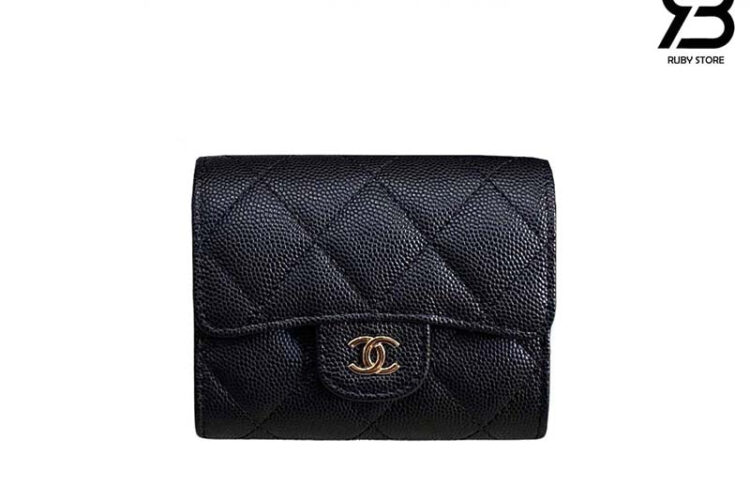 Túi CN Micro Classic Clutch With Chain Black GHW Màu đen