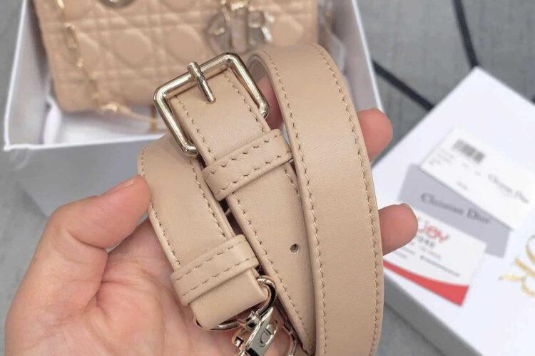Túi Dior Small Lady D-Joy Blush Pink Lambskin GHW