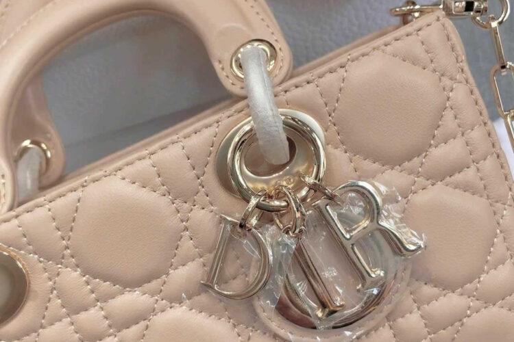 Túi Dior Small Lady D-Joy Blush Pink Lambskin GHW