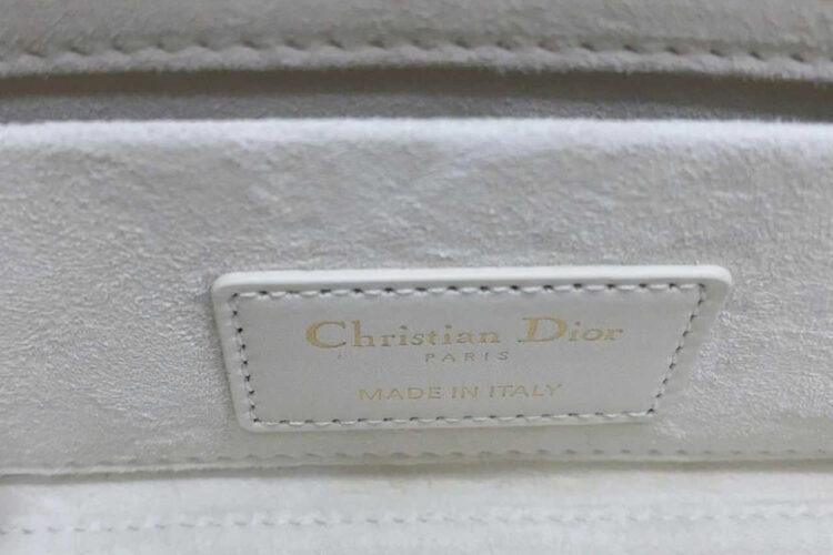 Túi Dior Small Lady D-Joy Latte Lambskin GHW Màu Kem Best Pháp