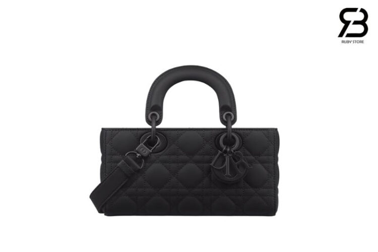 Túi Dior Small Lady D-Joy Matte Black Calfskin Màu Đen Best Pháp