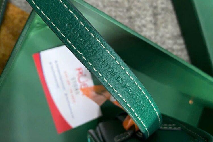 Túi Goyard Belvédère PM Green Goyardine Canvas Xanh Lá