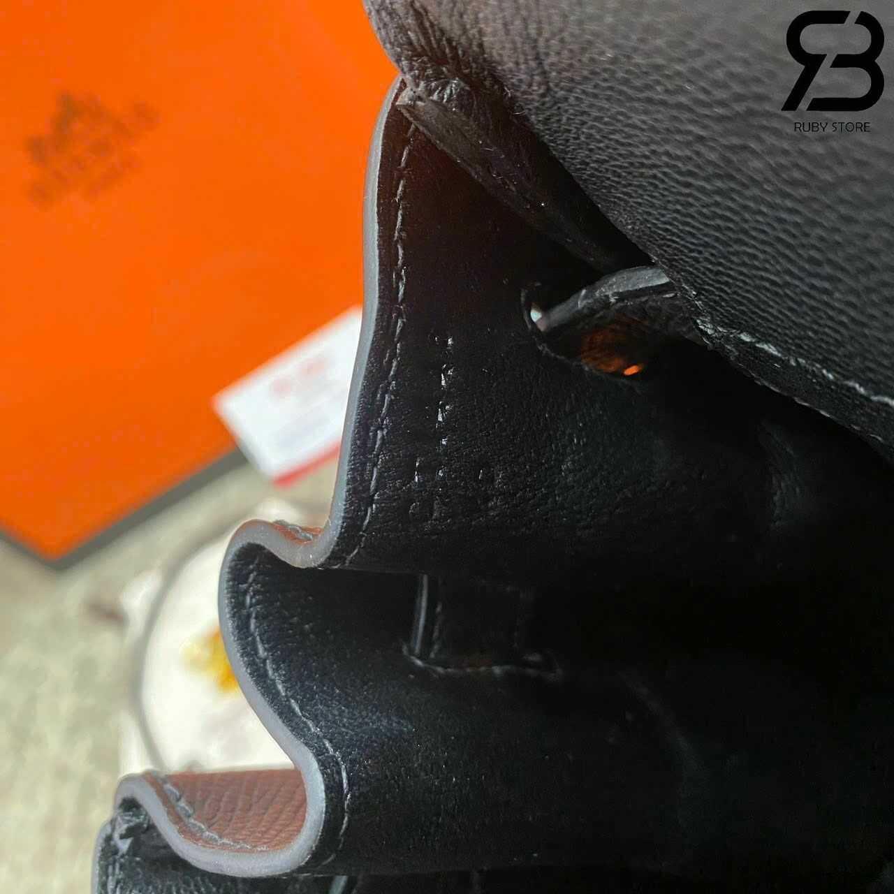 Túi Hermes Birkin 30 Noir Black Epsom GHW Đen Da Nhập Khâu Tay