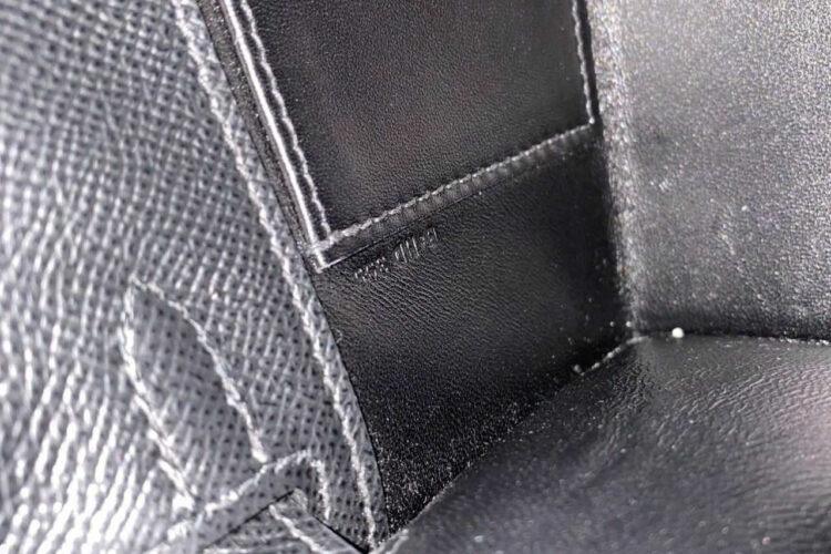 Túi Hermes Kelly Pochette 22 Noir Epsom PHW Đen Khâu Tay