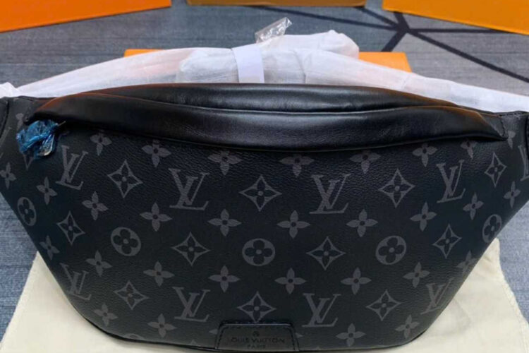 Túi LV Discovery Bumbag M44336 Monogram Eclipse Đen Xám