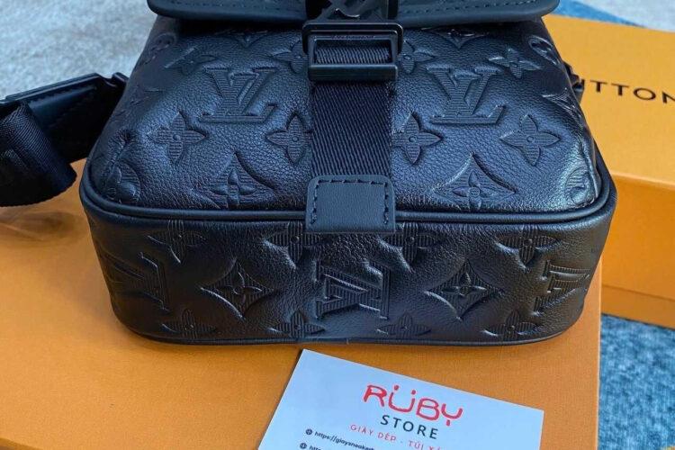 Túi LV Getaway Messenger M12516 Black Monogram Shadow Đen