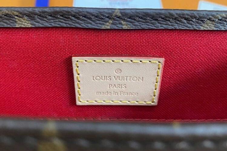 Túi LV Sac Plat BB M46265 Monogram Canvas Nâu