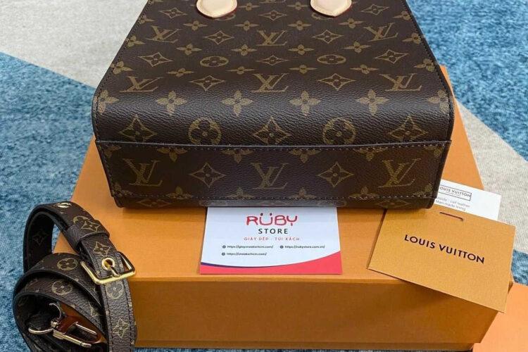 Túi LV Sac Plat BB M46265 Monogram Canvas Nâu