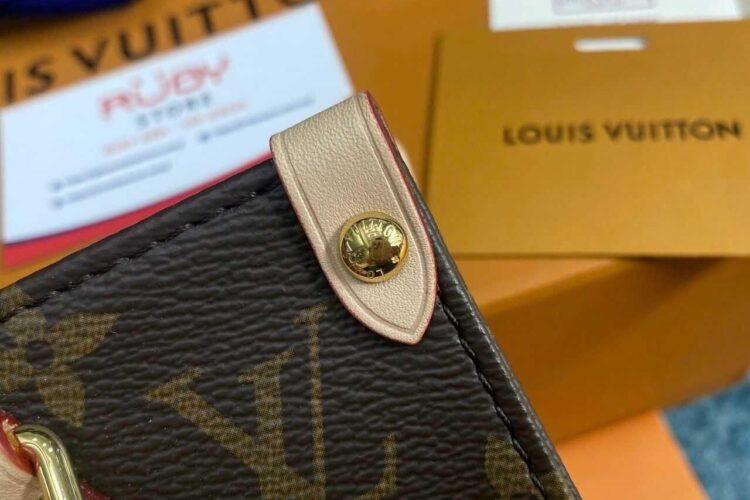 Túi LV Sac Plat BB M46265 Monogram Canvas Nâu