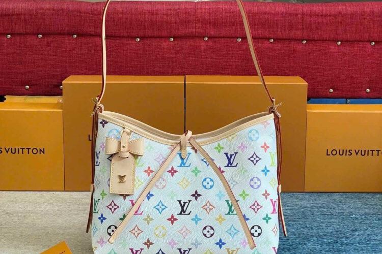Túi LV x TM Carryall PM Bag M13661 Multicolor White Monogram