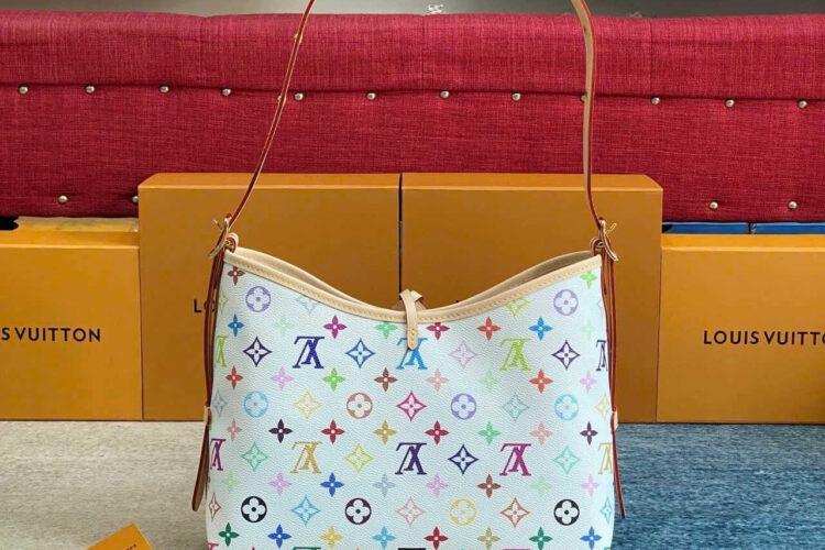 Túi LV x TM Carryall PM Bag M13661 Multicolor White Monogram