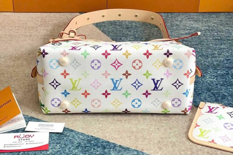 Túi LV x TM Carryall PM Bag M13661 Multicolor White Monogram