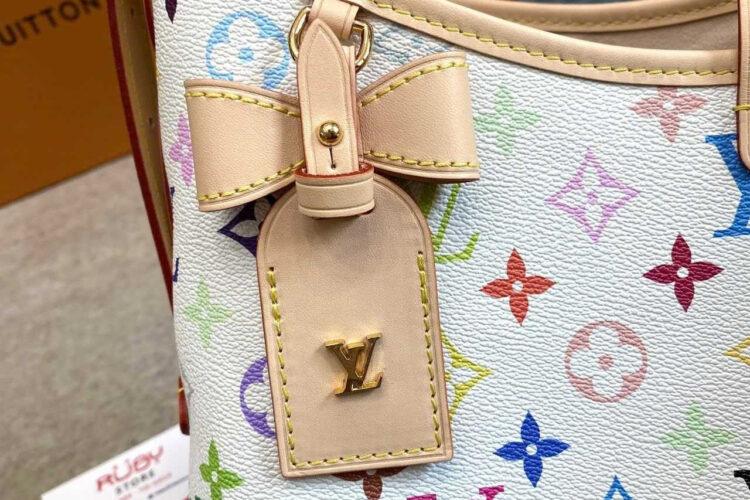 Túi LV x TM Carryall PM Bag M13661 Multicolor White Monogram