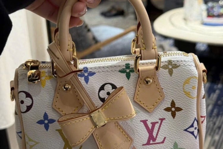 Túi LV x TM Nano Speedy Multicolor Monogram Canvas M13391 Trắng
