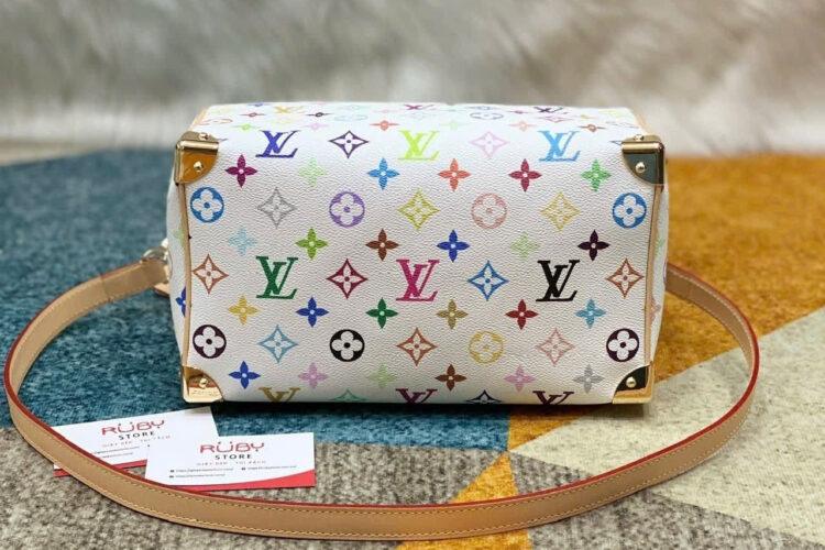 Túi LV x TM Speedy Bandoulière 25 Multicolor Monogram Canvas M13085 Trắng