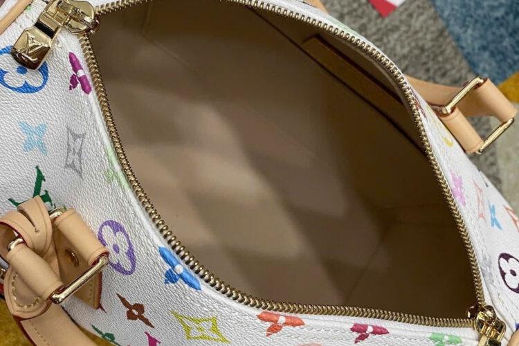 Túi LV x TM Speedy Bandoulière 25 Multicolor Monogram Canvas M13085 Trắng