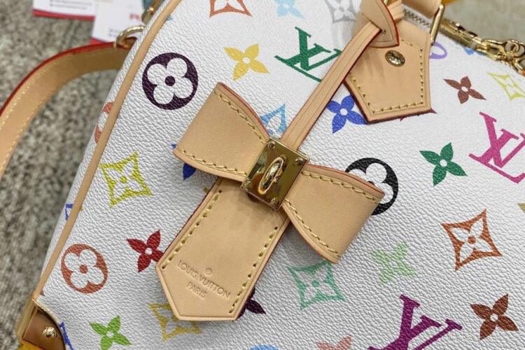 Túi LV x TM Speedy Bandoulière 25 Multicolor Monogram Canvas M13085 Trắng
