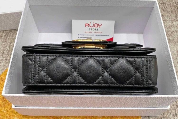 Túi Mini Dior Jolie Top Handle Bag Black Màu Đen