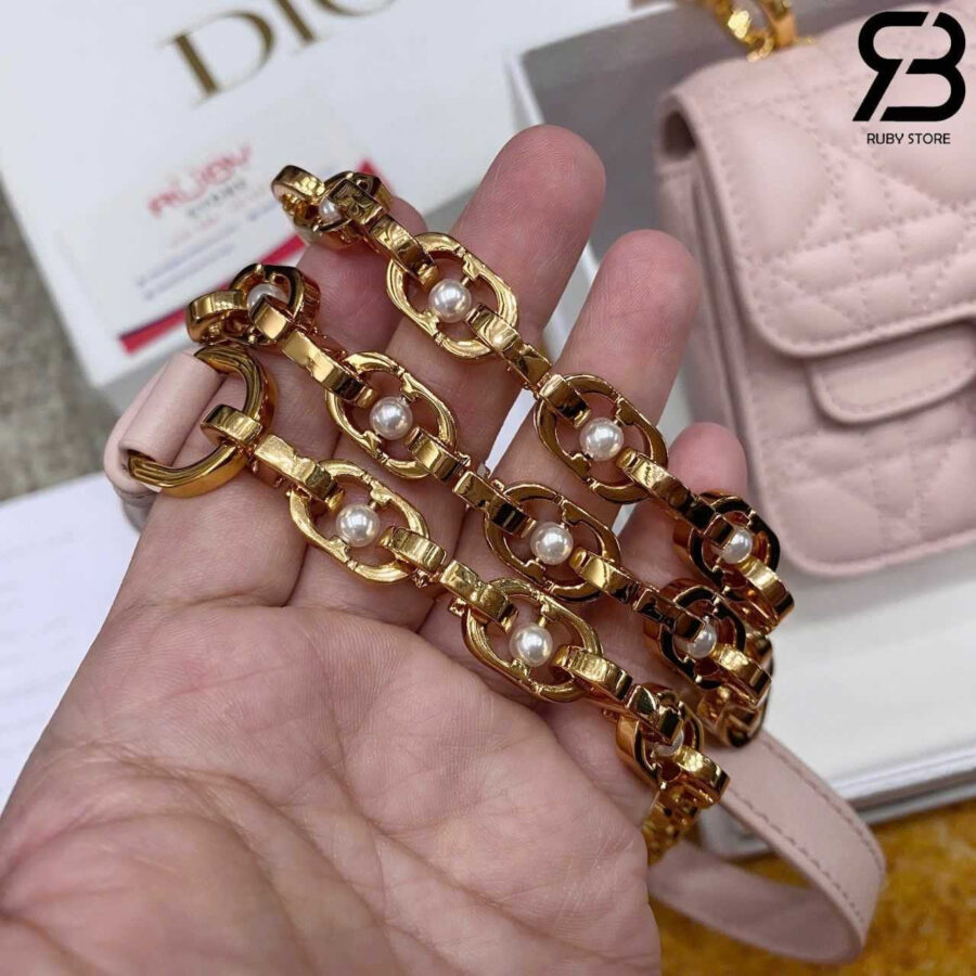 Túi Mini Dior Jolie Top Handle Bag Blush Pink hồng