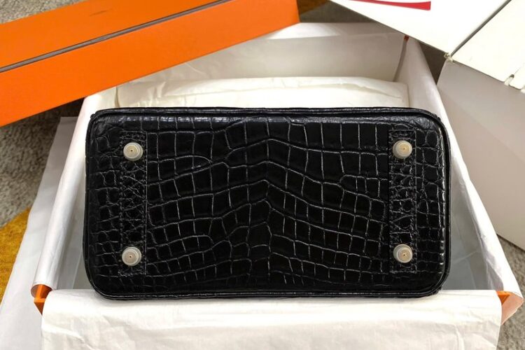 Túi Hermes Birkin 25 Black Noir Crocodile GHW Màu Đen Best Sale