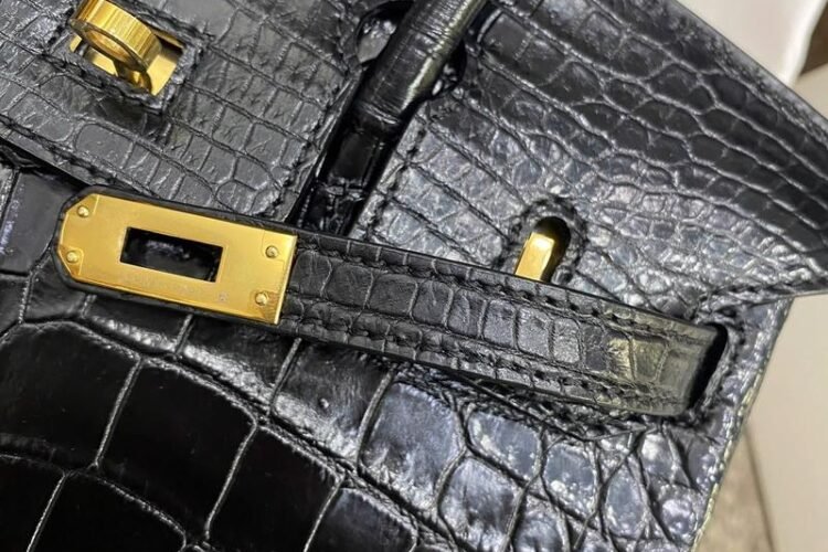 Túi Hermes Birkin 25 Black Noir Crocodile GHW Màu Đen Best Sale