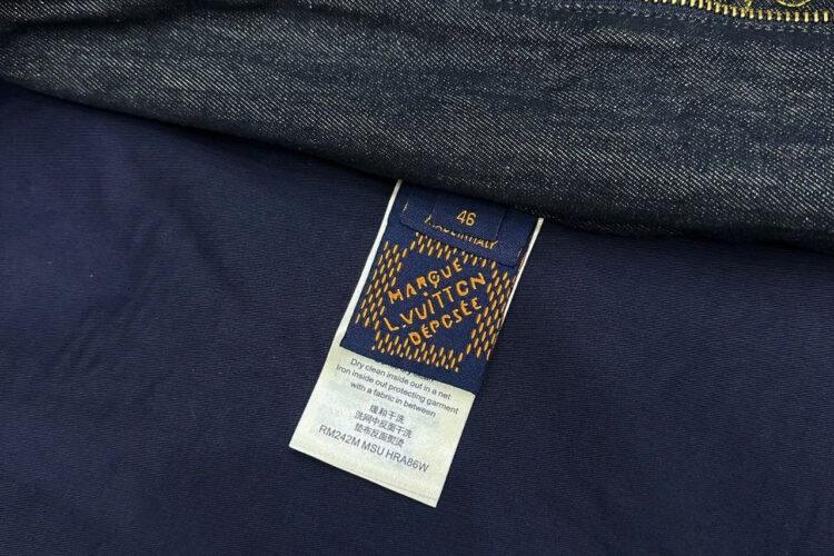 Áo LV Embroidered Denim Workwear Jacket