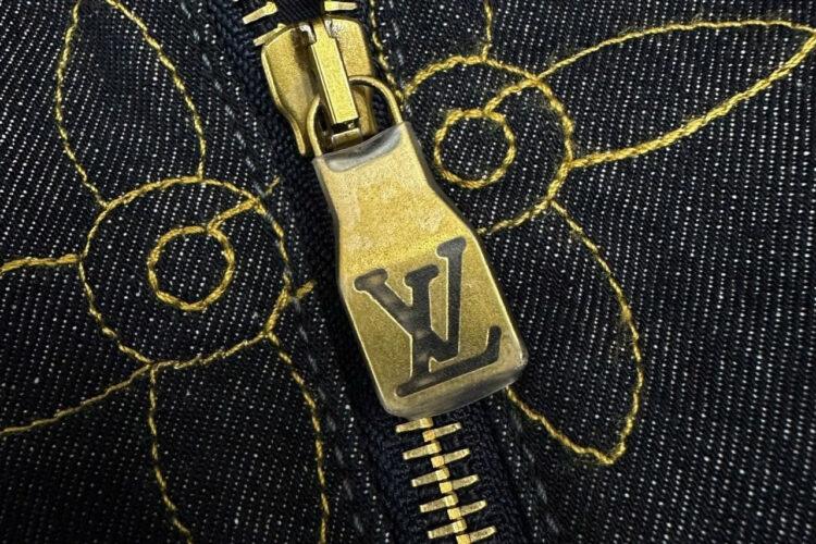 Áo LV Embroidered Denim Workwear Jacket