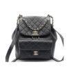 Ba Lô CN Duma Backpack Black Lambskin GHW Màu Đen Khóa Vàng