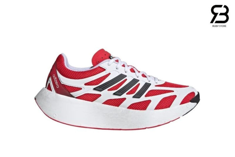 Giày Adizero Aruku Cloud White Ruby Black Đỏ Trắng Đen