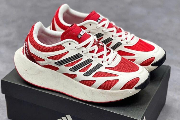 Giày Adizero Aruku Cloud White Ruby Black đỏ trắng đen