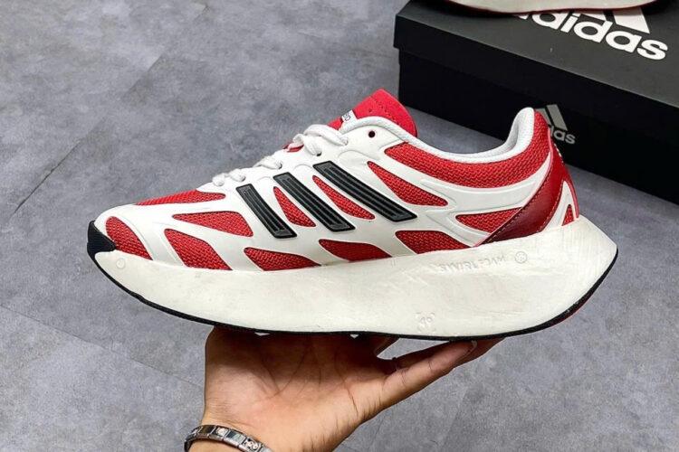 Giày Adizero Aruku Cloud White Ruby Black đỏ trắng đen