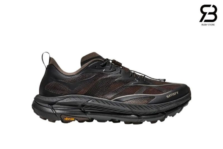 Giày Hoka Satisfy Mafate Speed 4 Lite STSFY Black Màu Đen