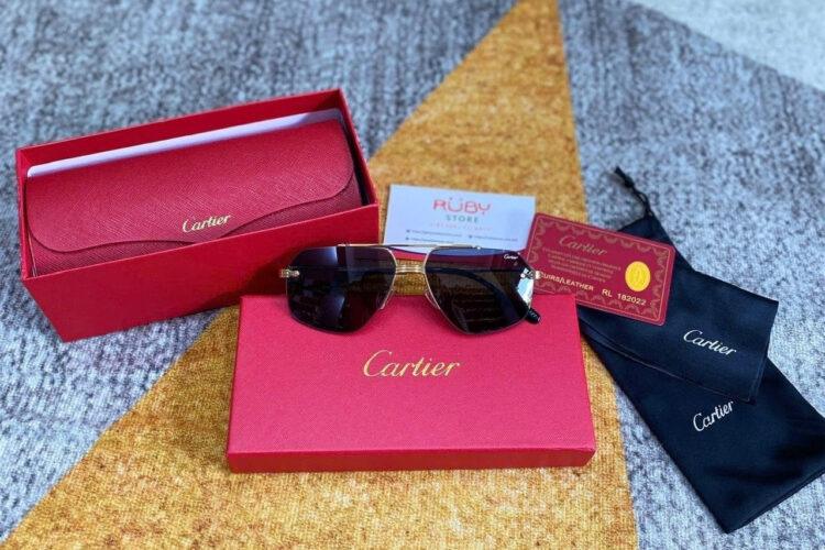 Mắt Kính Cartier Pilot Sunglasses