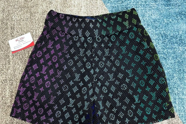 Quần Short LV Mesh Short Multicolor Gradient Monogram