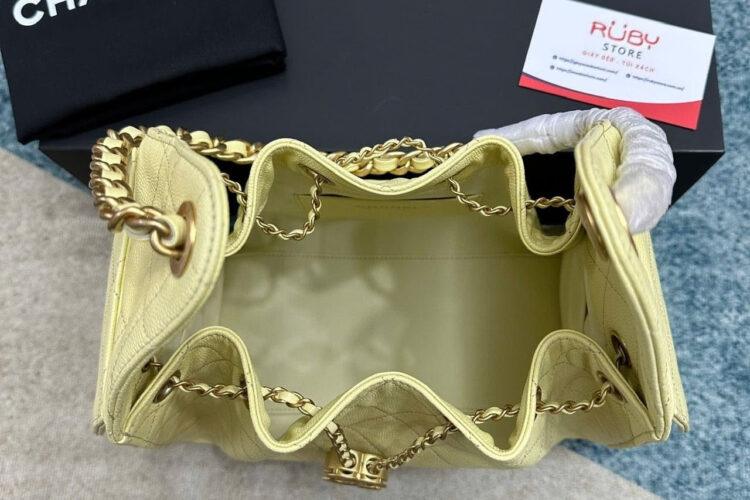 Túi CN 25 Small Handbag Light Yellow Caviar Size 30 Vàng Nhạt