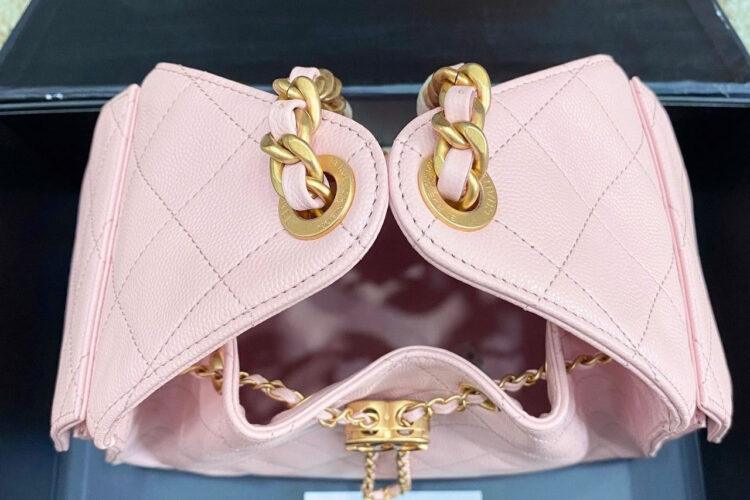 Túi CN 25 Small Handbag Pink Caviar Size 30 Màu Hồng