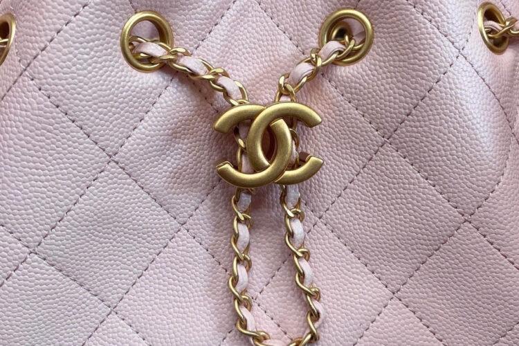 Túi CN 25 Small Handbag Pink Caviar Size 30 Màu Hồng