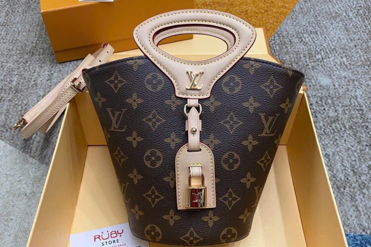 Túi LV Rivage BB Bag M14680 Monogram Nâu