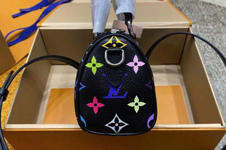 Túi LV x TM Nano Speedy M13406 Multicolor Black Monogram