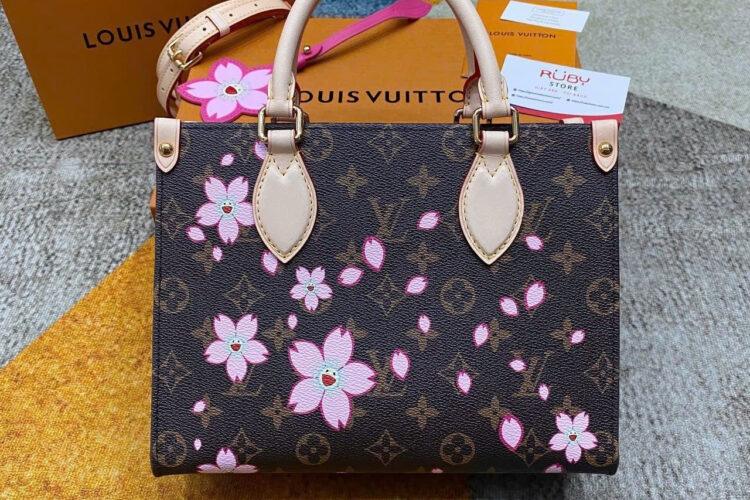 Túi LV x TM OnTheGo PM M13269 Monogram Sakura