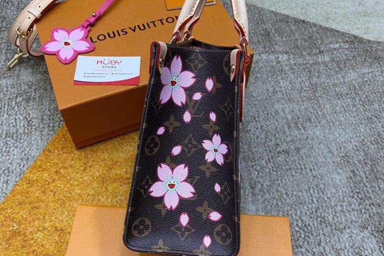 Túi LV x TM OnTheGo PM M13269 Monogram Sakura