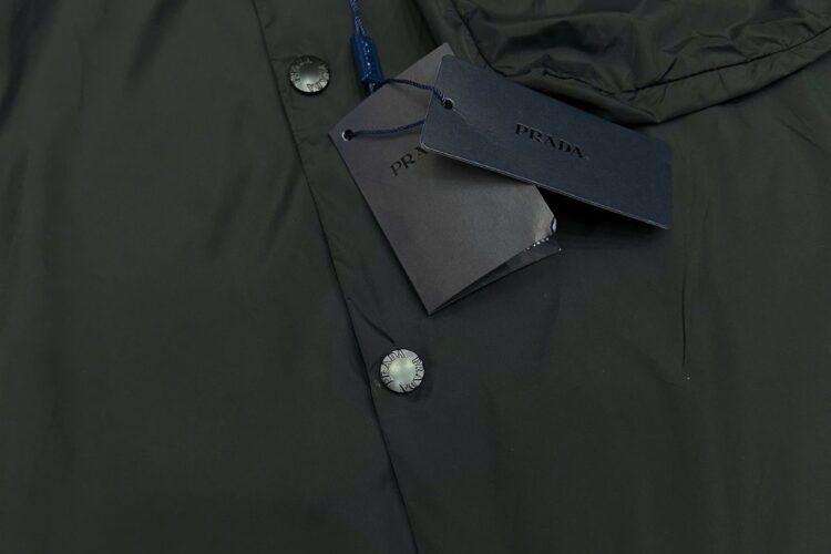 Áo Prada Re Nylon Cargo Pocket Shirt Black Màu Đen