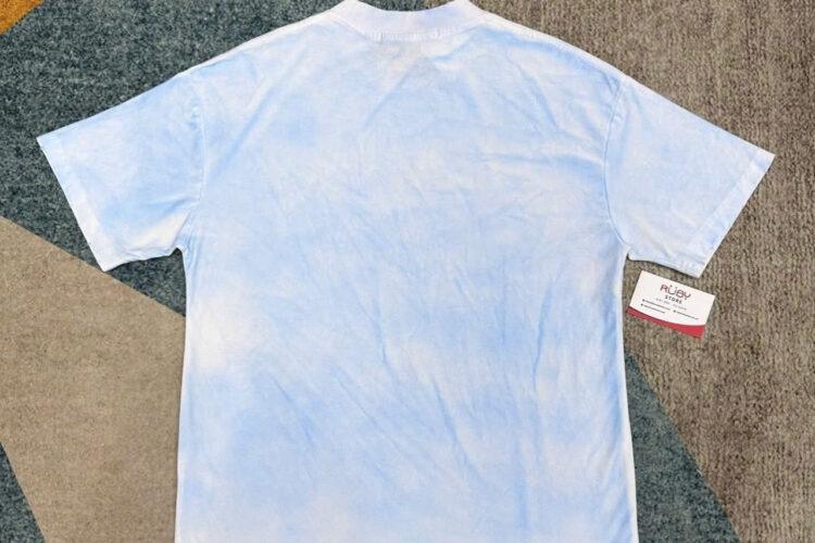 Áo Thun Acne Studios Logo T-Shirt Stockholm 1996 Dusty Blue Xanh