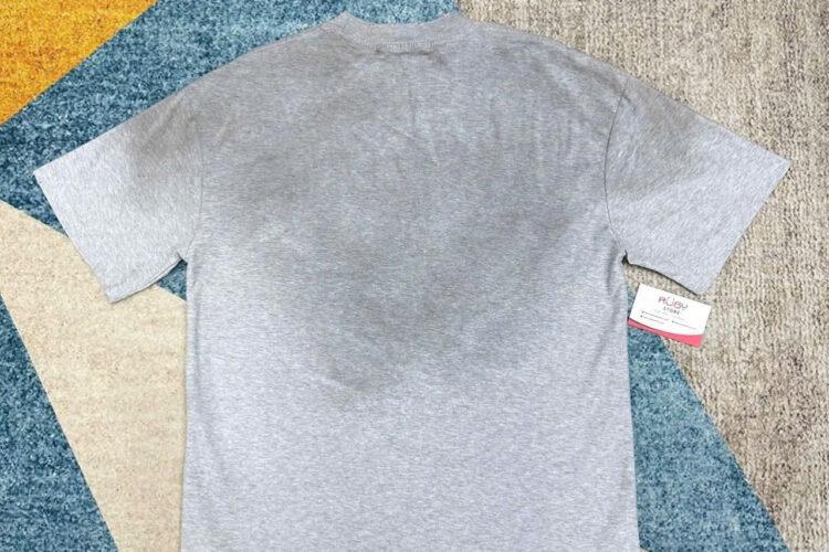 Áo Thun Acne Studios Logo T-Shirt Stockholm 1996 Pale Grey Xám