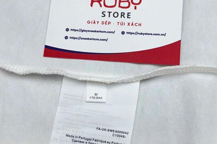 Áo Thun Acne Studios Vintage White Rhinestone Stockholm 1996 Yellow Vàng