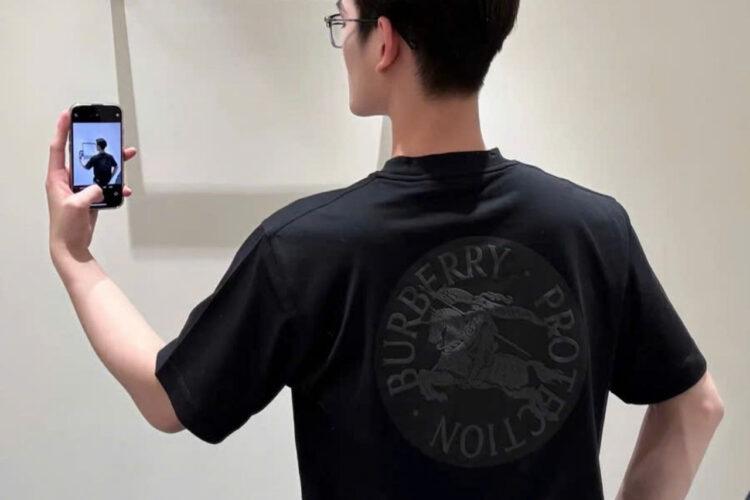 Áo Thun Burberry Black Cotton T-Shirts Màu Đen