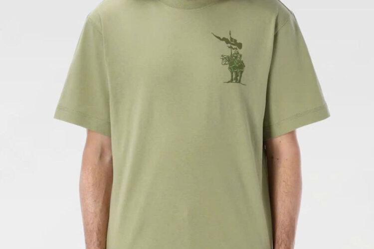 Áo Thun Burberry Knight Logo Graphic EKD T-Shirt Sage Green Xanh